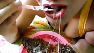 Blowjob no sīka brunete un cum, pa, mouth
