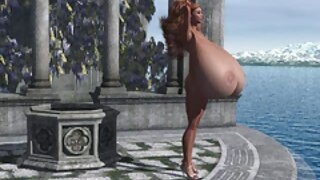 Seksīga blondīne ar lielām viltus krūtīm tiek fucked un iesūc gailīti